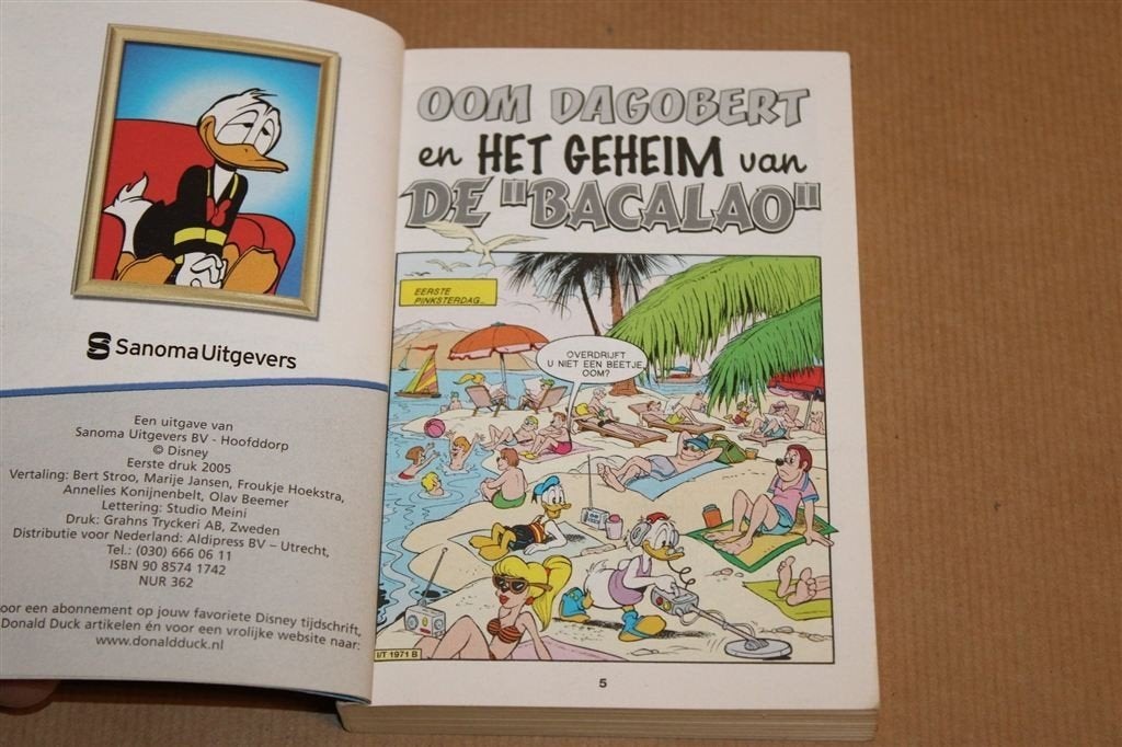 Disney Mini Pocket 1 — Stripverhalen met Donald Duck 2005, Eén stripboek, Ophalen of Verzenden, Gelezen