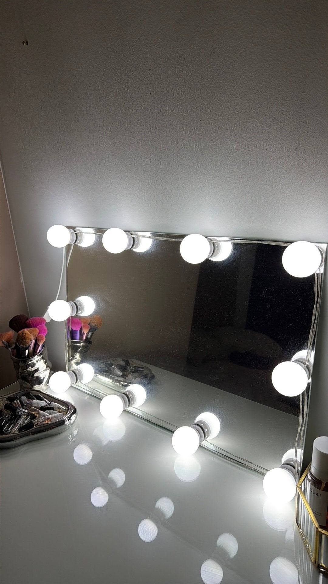 Make-Up spiegel, Huis en Inrichting, Woonaccessoires | Spiegels, Ophalen, Minder dan 50 cm, Zo goed als nieuw, Minder dan 100 cm