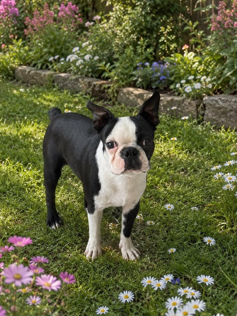 Boston Terrier pup, 15 weken tot 1 jaar, Parvo, Eén hond, Nederland