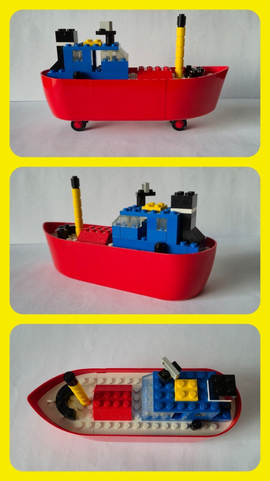 vintage lego set 310/Sleepboot, Gebruikt, Lego, Ophalen of Verzenden, Complete set