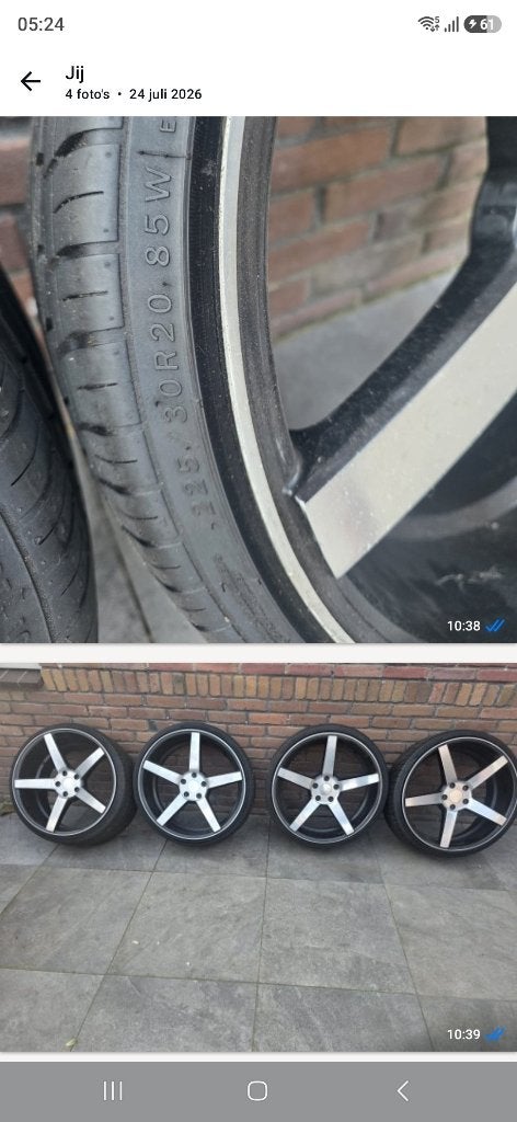 20" Velgenset 5x112 SCHADEVRIJ + ZGAN Banden o.a. Audi A3, Auto-onderdelen, Banden en Velgen, Ophalen, 255 mm, Nieuw, Band(en)