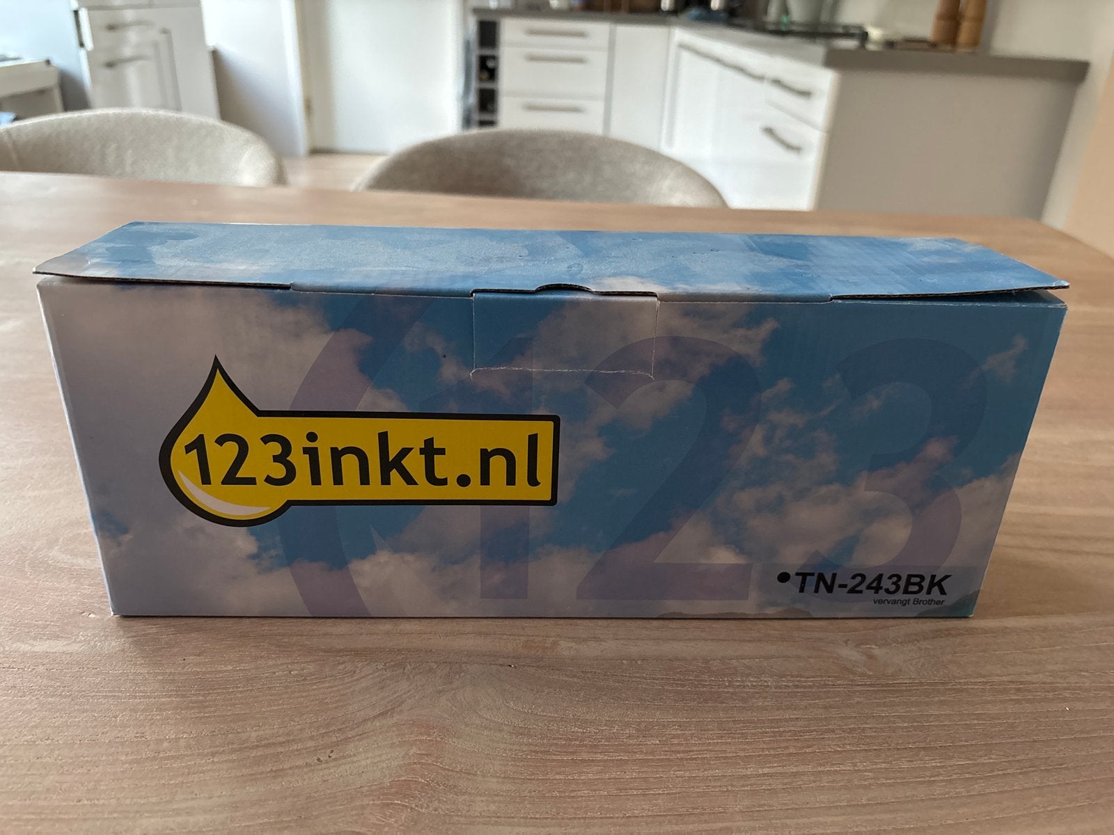 123inkt Toner Zwart TN-243BK (vervangt Brother), Ophalen of Verzenden, Nieuw, Toner