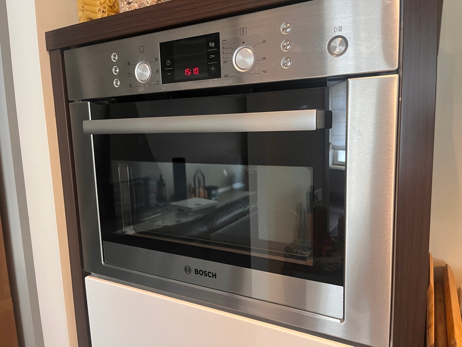 Bosch oven - Inbouw, Ophalen, 45 tot 50 cm, Gebruikt, Hete lucht