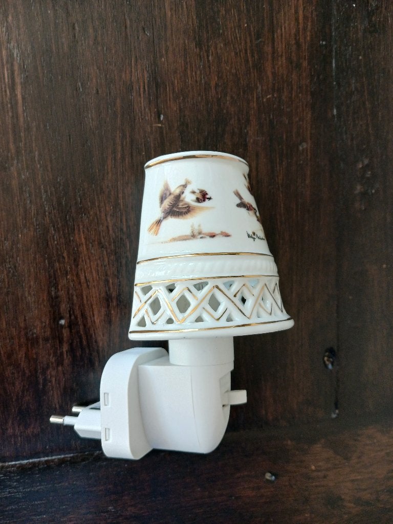 bone china nachtlampje vogels, Ophalen of Verzenden, Zo goed als nieuw
