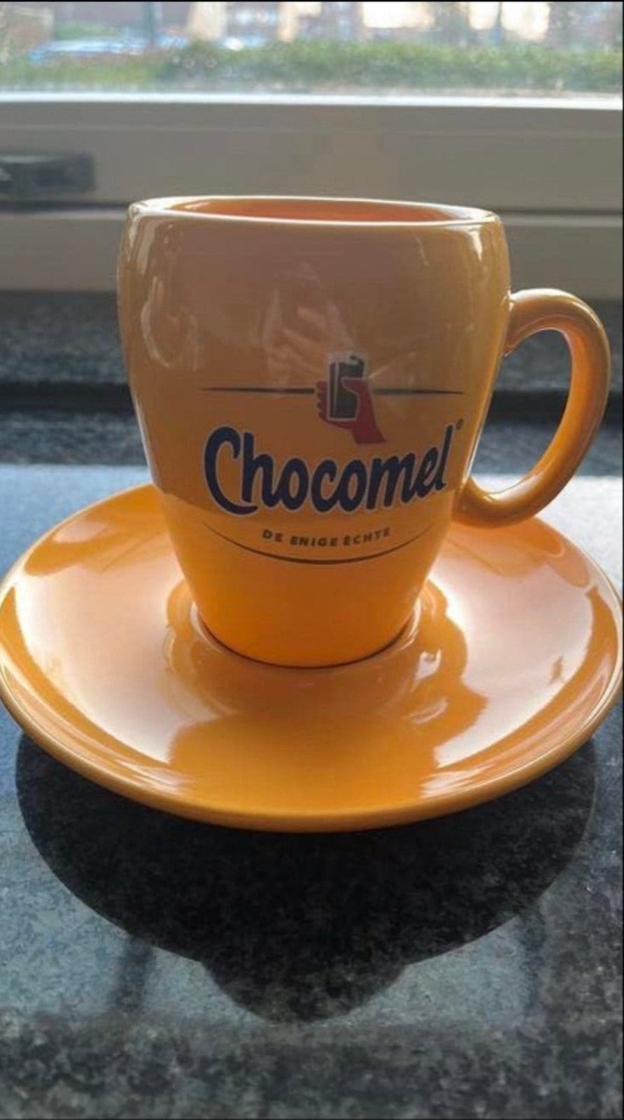 Nieuw! Chocomel kop en schotel - De Enige Echte, Ophalen, Overige merken, Keramiek, Nieuw