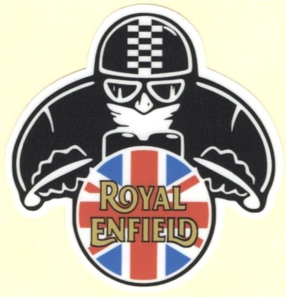 Royal Enfield Cafe Racer sticker #12, Motoren, Verzenden