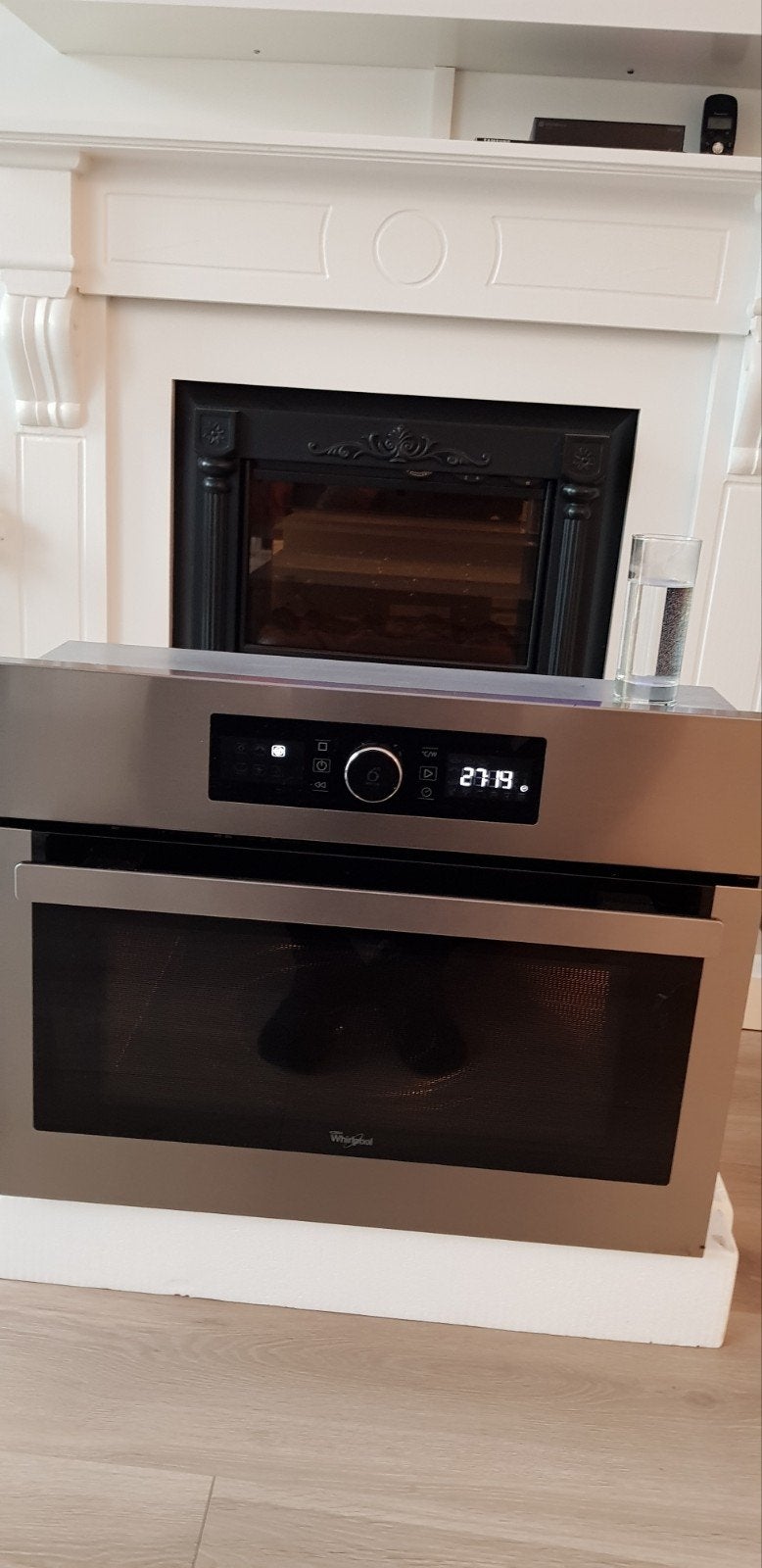 Hele nette Whirpool combi oven magnetron, Ophalen, 45 tot 50 cm, Whirlpool, 60 cm of meer