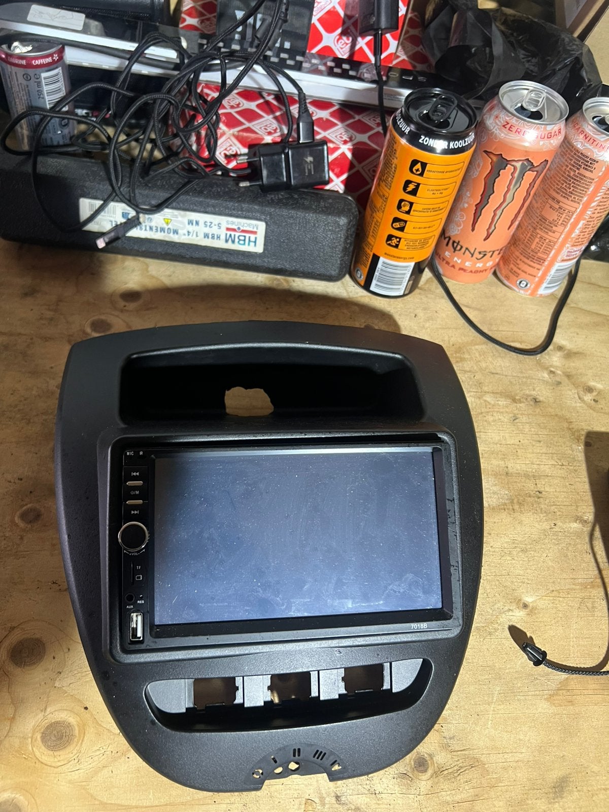 Radio scherm peugeot 107, toyota aygo, citroën c1, Ophalen, Zo goed als nieuw