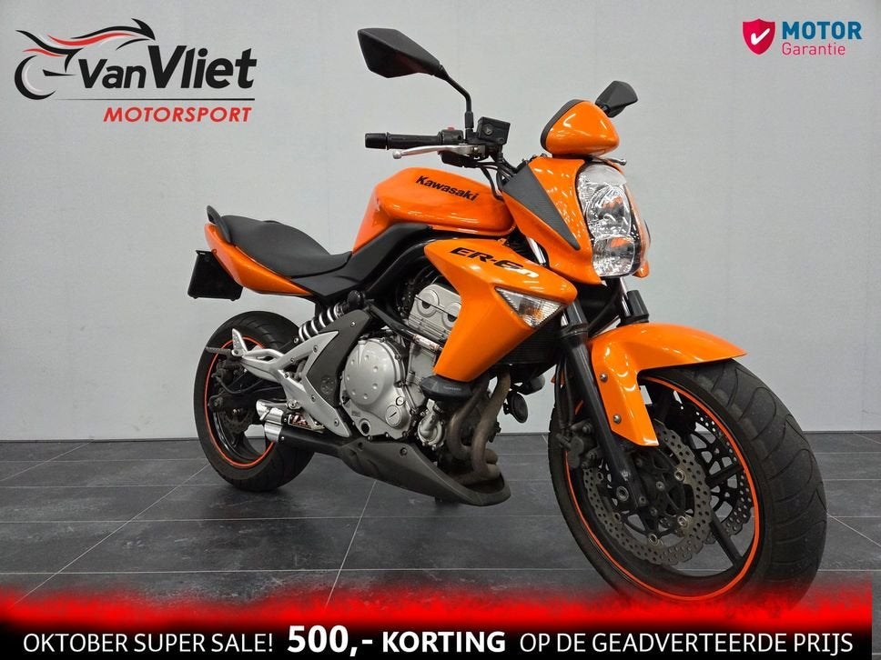 Leuke Kawasaki ER 6 N bj 2007 Weinig kms ER 6 N, 2 cilinders, 649 cc, Bedrijf, Onbekend