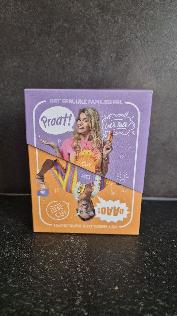 Het Eerlijke Familiespel, Praat of Daad.Zomereditie. 6B15, Tweedehands verkoop, Tweedehands verkoop, Gebruikt, Ophalen of Verzenden