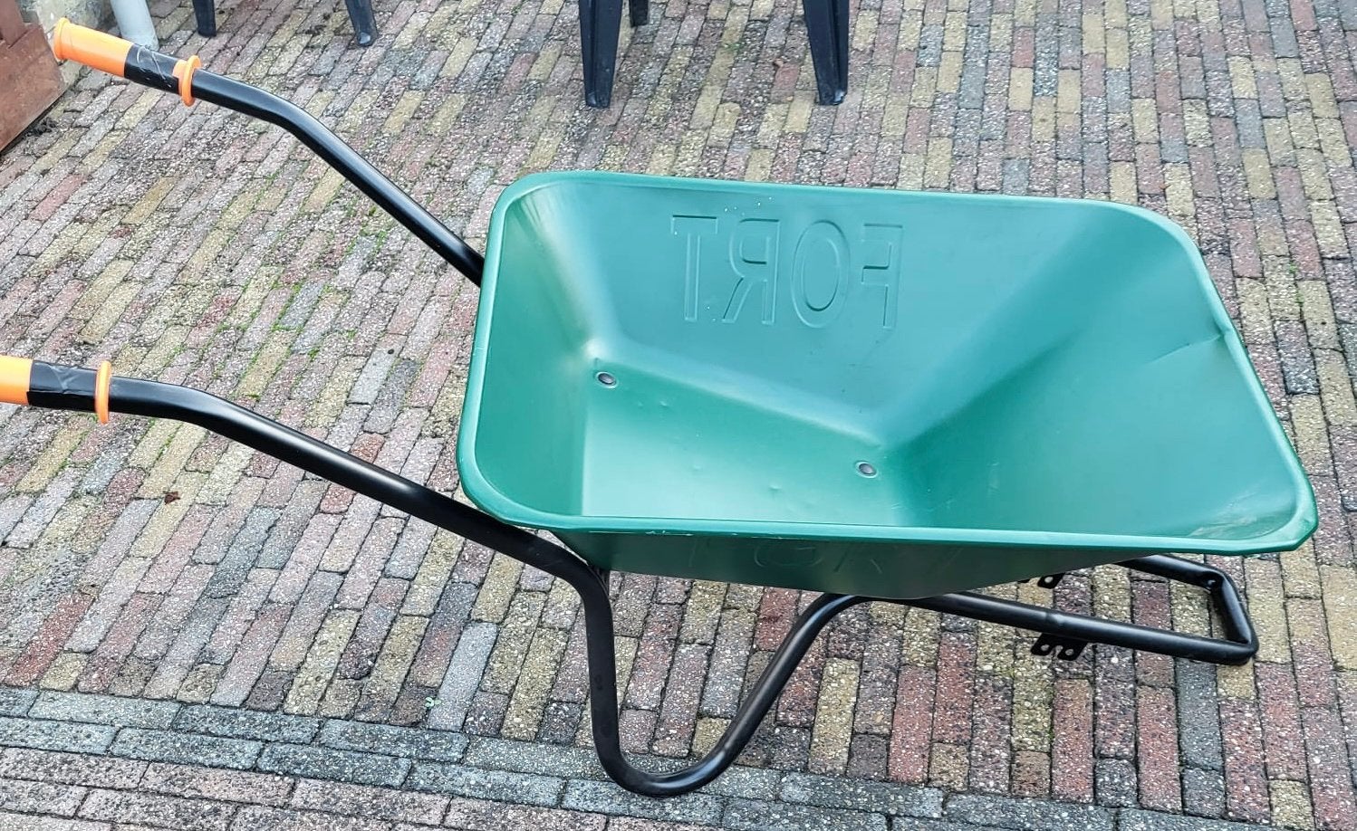 FORT Kruiwagen onderstel + bak (Zonder wiel), Ophalen, Gebruikt