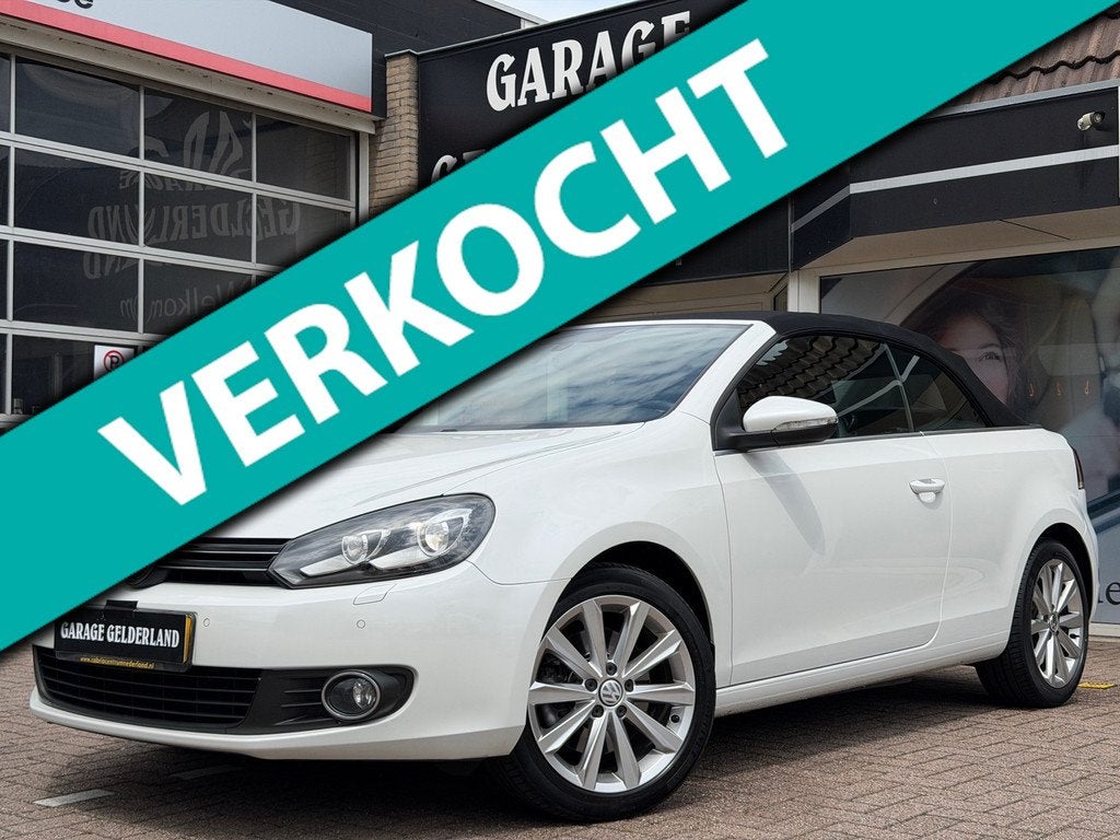 Volkswagen Golf Cabriolet 1.4 TSI Highline | Full-Led | Xeno, Voorwielaandrijving, Euro 5, Gebruikt, Zwart