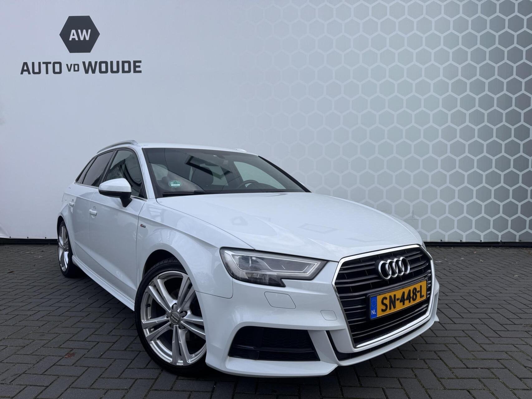 Audi A3 Sportback 1.0 TFSI Sport S Line Edition LED S-line, Auto's, Audi, Voorwielaandrijving, Gebruikt, Wit, Origineel Nederlands
