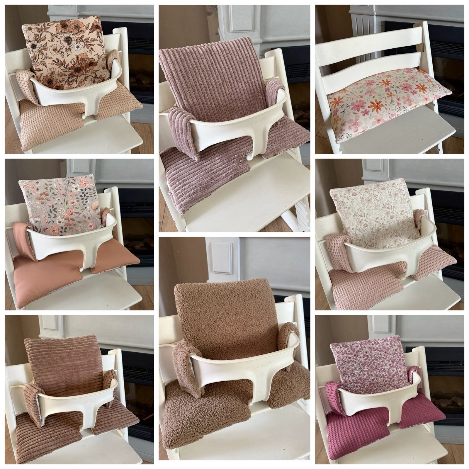 ♡ MIX&MATCH kussen stokke Tripp trapp kinderstoel kussenset