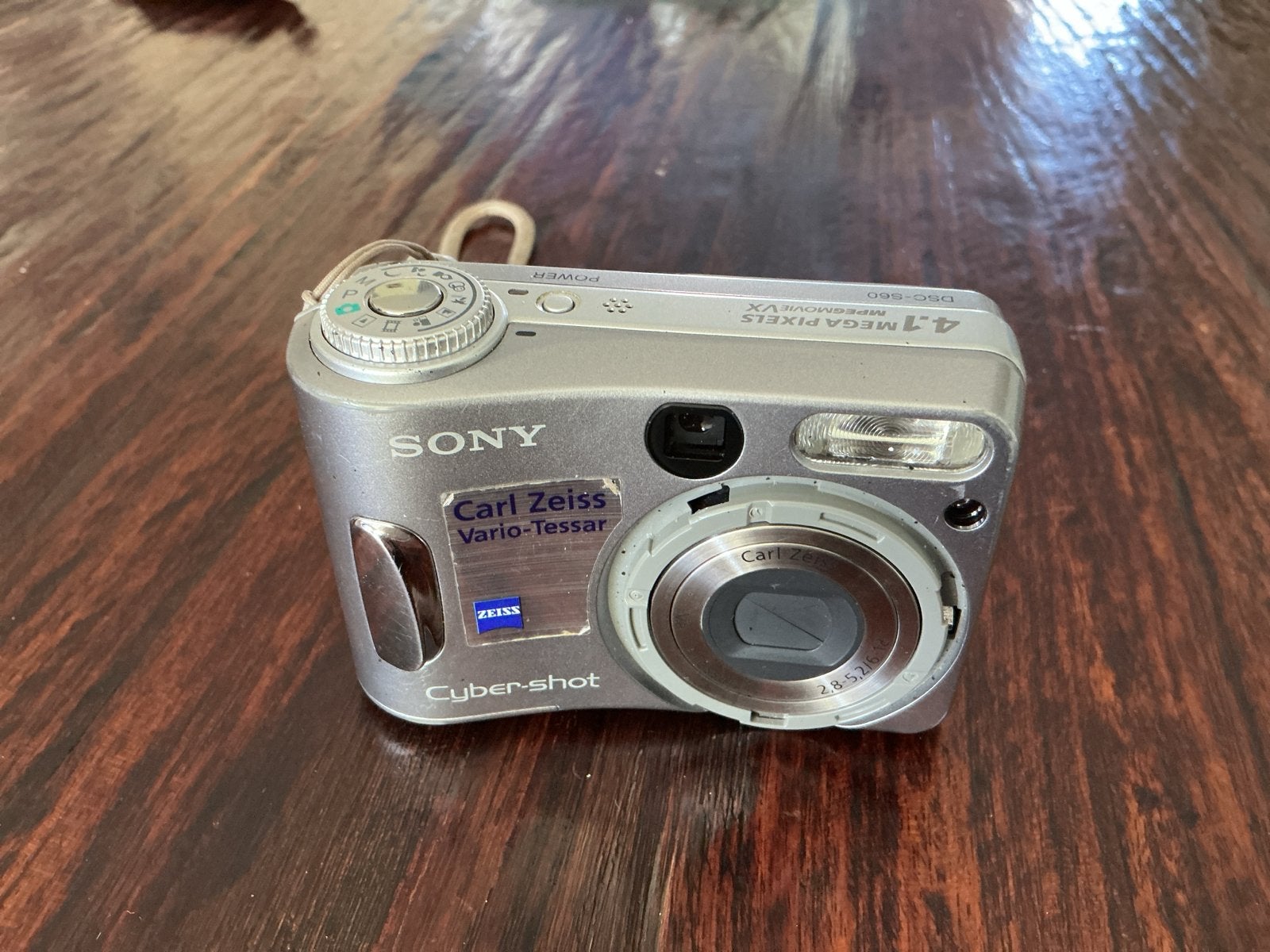 Sony Cyber-shot DSC-S60 Compactcamera 4.1 MP, Ingebouwde flitser, Gebruikt, Ophalen of Verzenden, Compactcamera