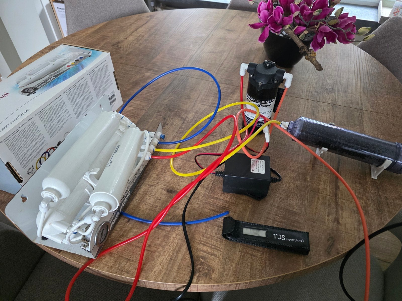 compleet Aqua medic osmose apparaat incl tds meter, Ophalen, Zo goed als nieuw, Overige typen, Aqua Medic
