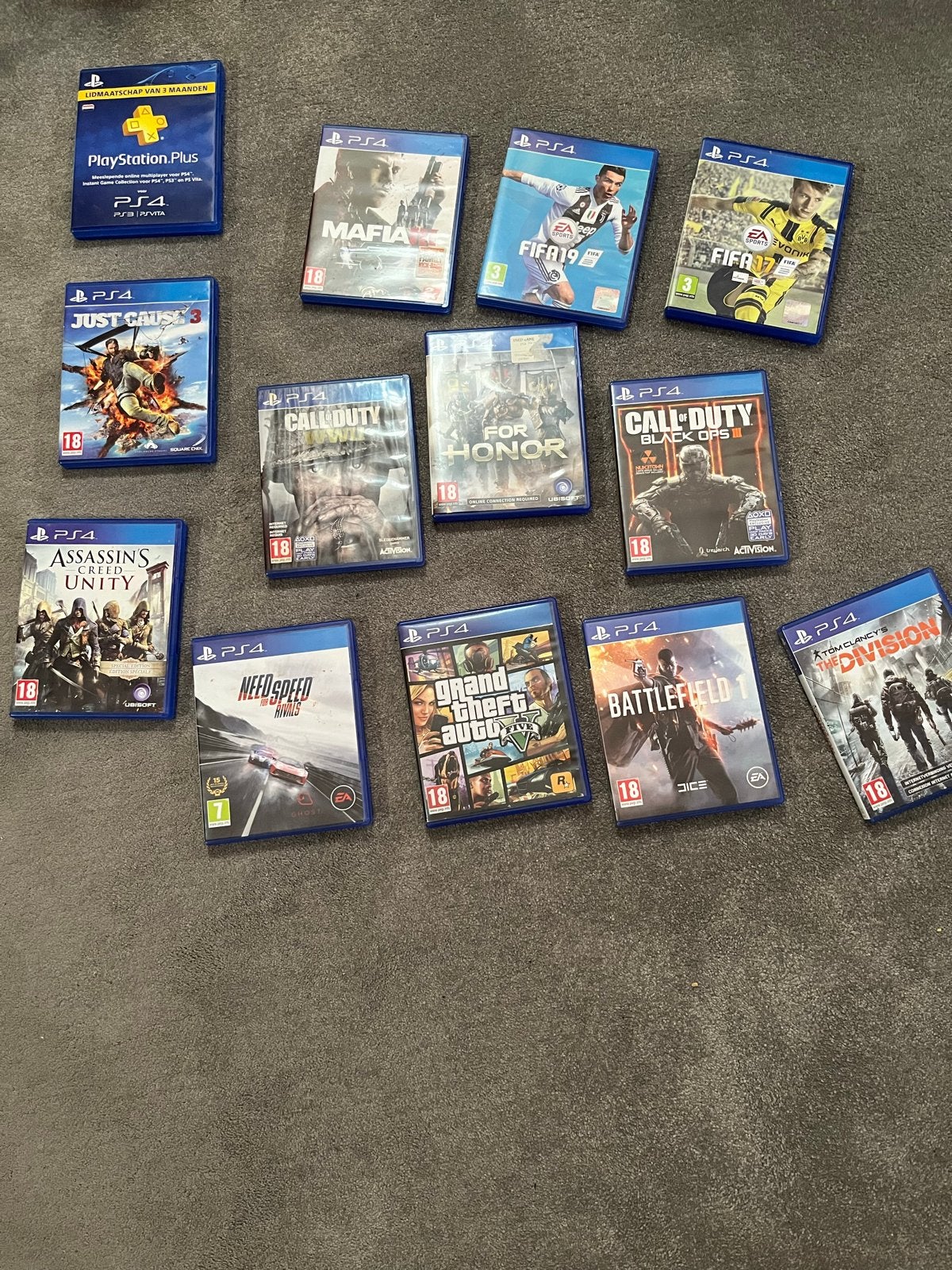 PS4 Games Bundel, Online, Gebruikt, Vanaf 18 jaar, Overige genres