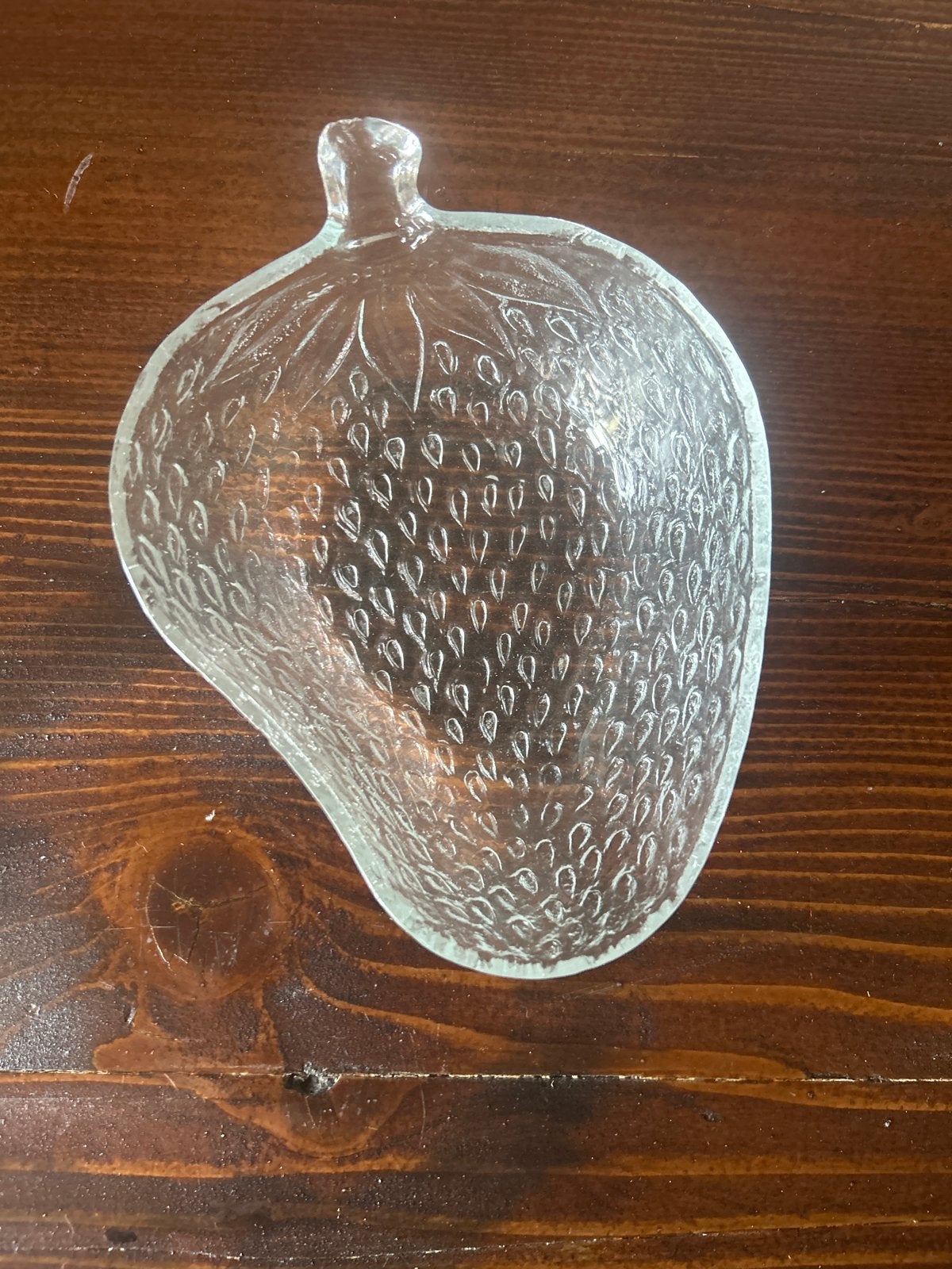 Glazen Aardbei Schaaltje - Decoratief en Praktisch, Ophalen of Verzenden