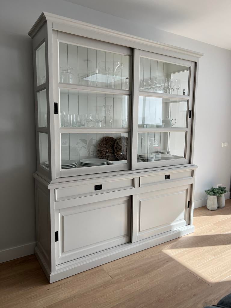 De Troubadour Winkelkast Nice M: afmeting van 220x187x51 cm, Huis en Inrichting, Kasten | Buffetkasten, Ophalen, Met deur(en)