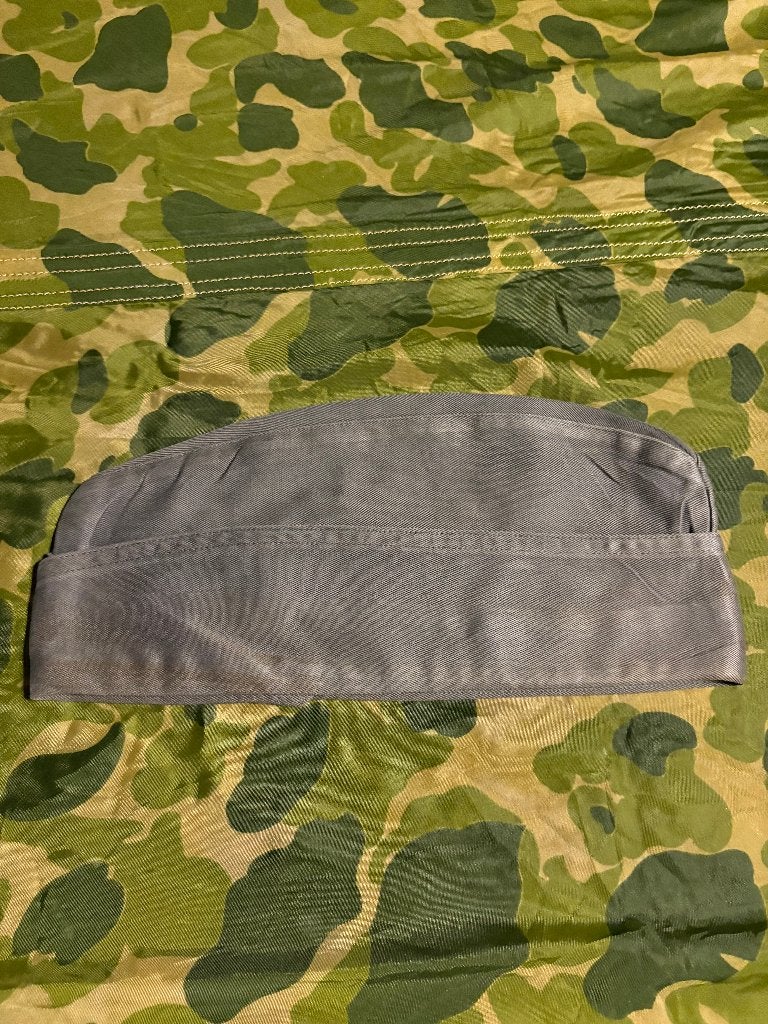 Tweede wereldoorlog US navy garrison cap, Ophalen of Verzenden, Marine, Amerika, Helm of Baret