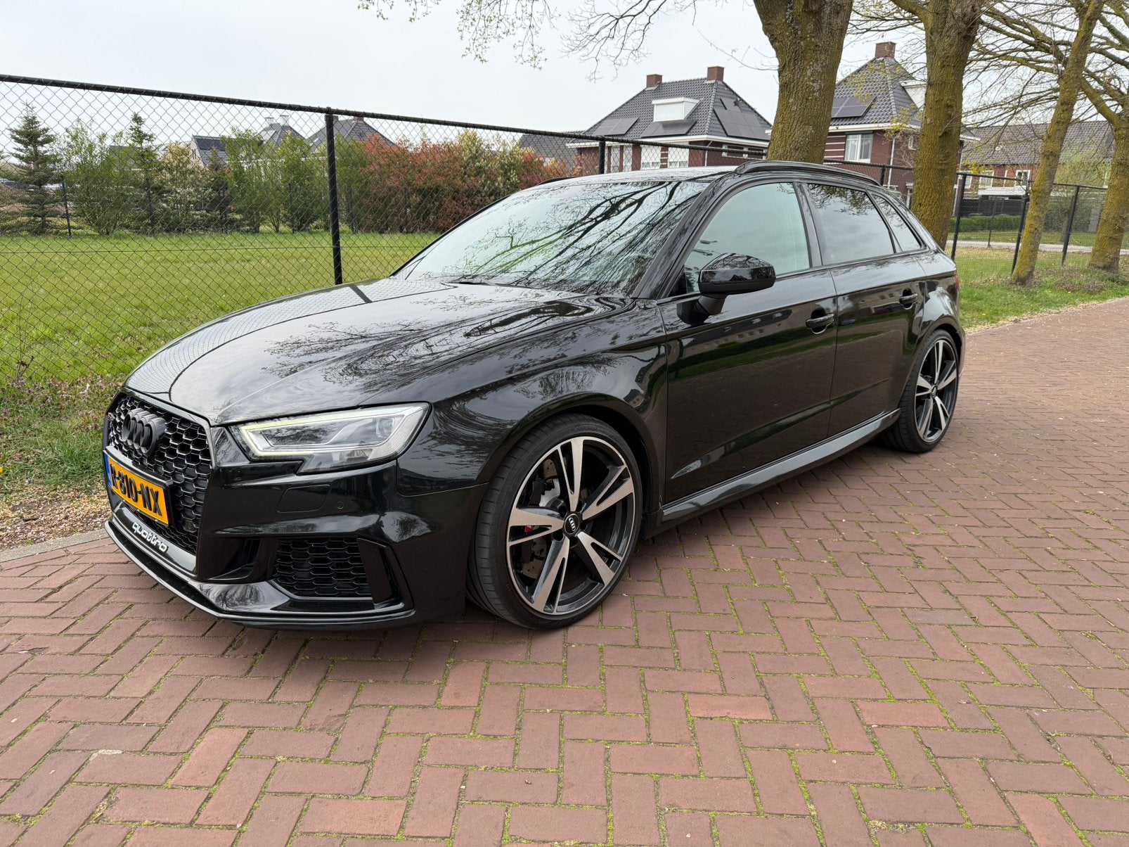Audi RS3 2.5 TFSI Quattro 400PK DAZA Sportback 2017 Zwart, Automaat, RS3, 2000 kg, Zwart