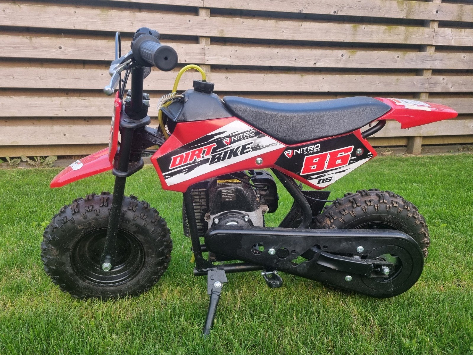 Nitro Motors Dirtbike 50cc - Zo goed als nieuw, Fietsen en Brommers, Minibikes, Midibikes en Pitbikes, Ophalen, Zo goed als nieuw