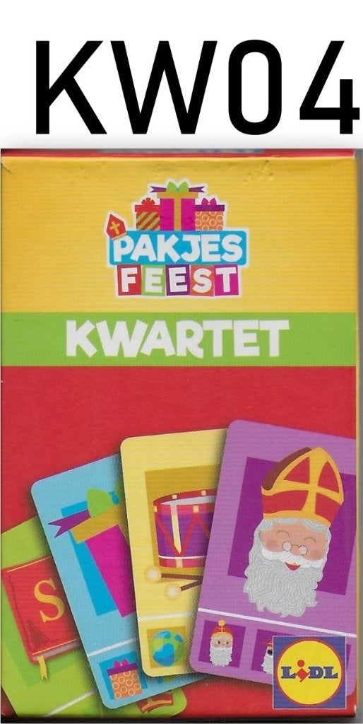 Sint en piet pakjes feest kwartet, Ophalen of Verzenden, Zo goed als nieuw, Kwartet(ten)