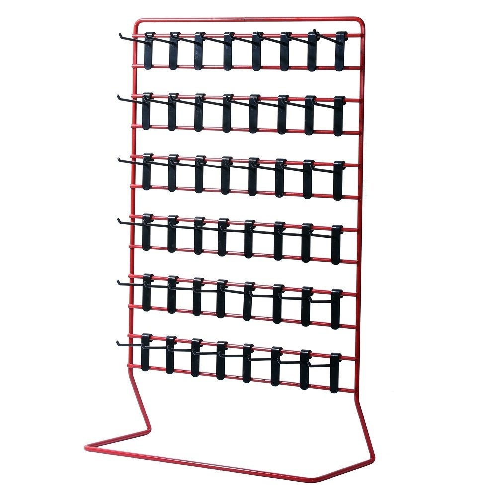 Vrijstaand Sleutelrek 35x55 cm met 50 Ophanghaken, Nieuw, Ophalen of Verzenden, Rood, Metaal