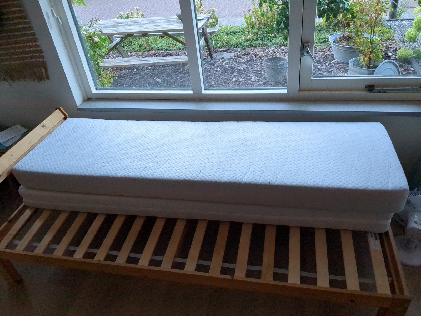 2 kleine matrassen 60x200 cm voor boot of camper, Ophalen of Verzenden, Zo goed als nieuw, Matras, 200 cm