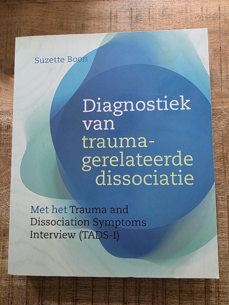 Diagnostiek van traumagerelateerde dissociatie, Klinische psychologie, Suzette Boon, Nieuw, Ophalen of Verzenden