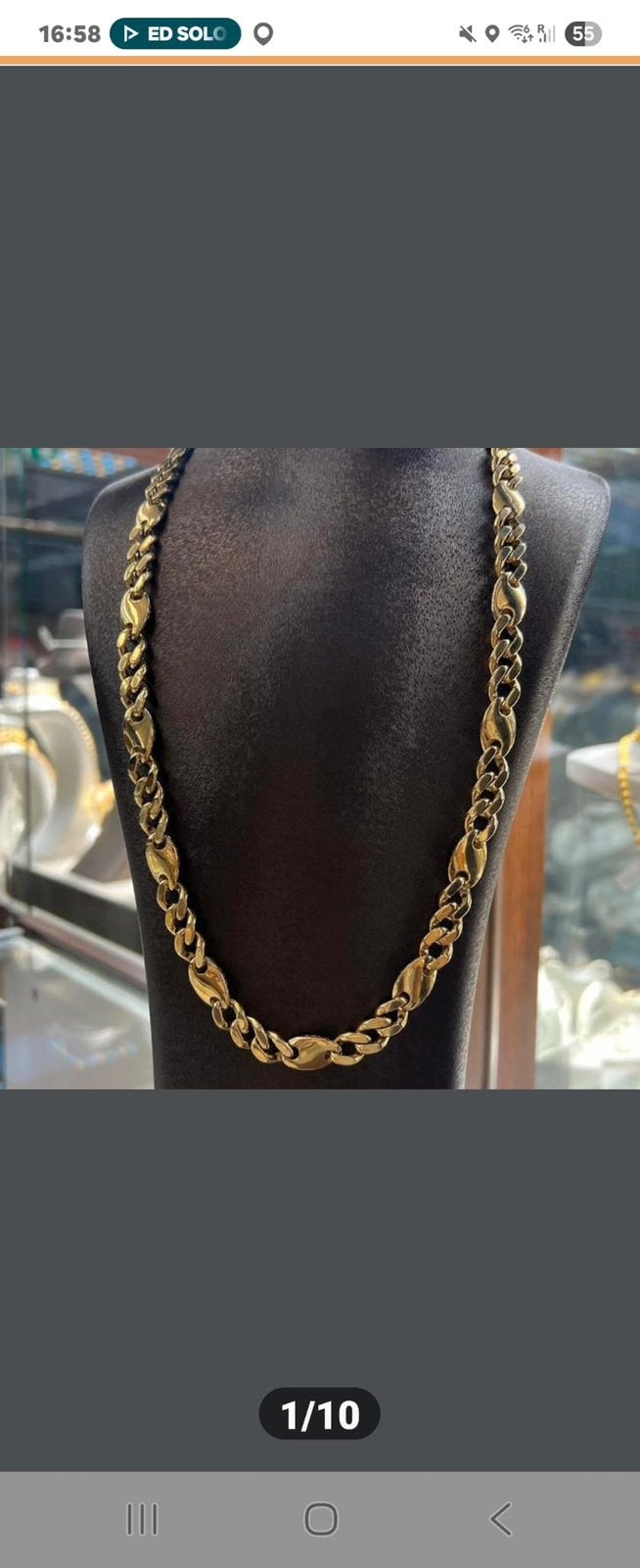 Massieve 14 Karaat Gouden Ketting - 44 gram, Ophalen, Gebruikt, Goud