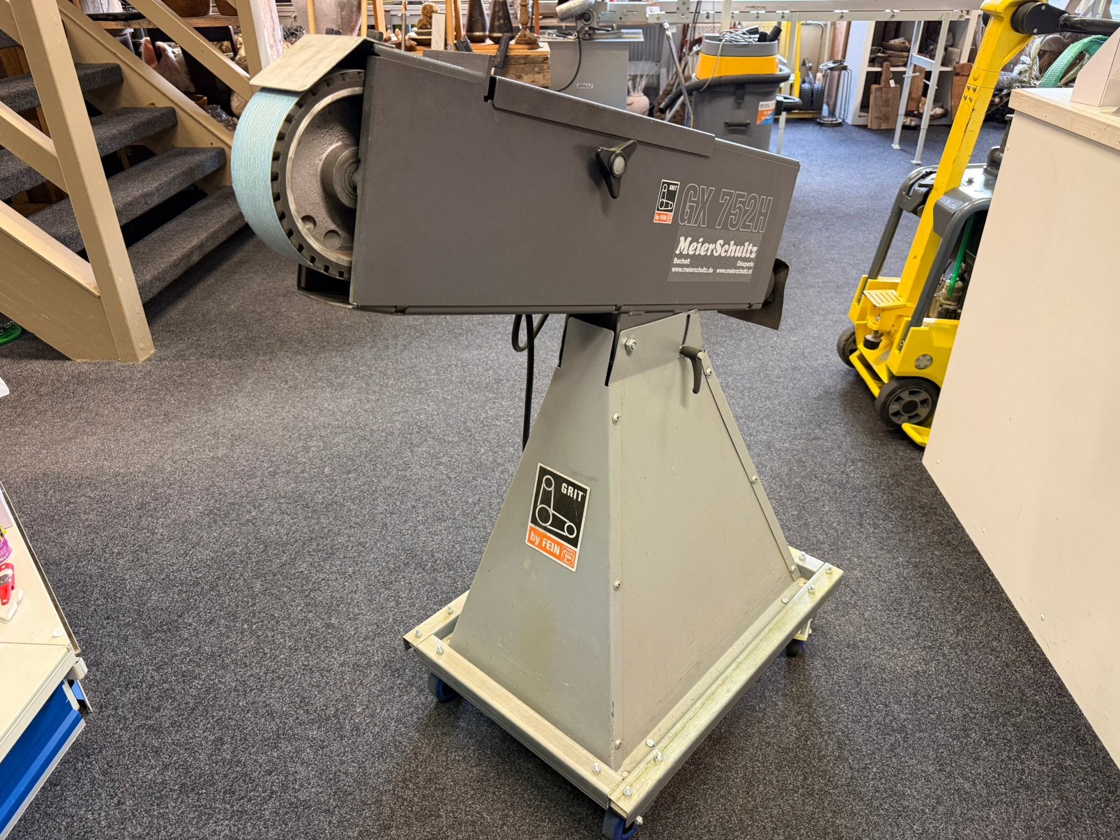 Grit bandschuurmachine GX 75, Ophalen, Gebruikt, 600 tot 1200 watt, Bandschuurmachine
