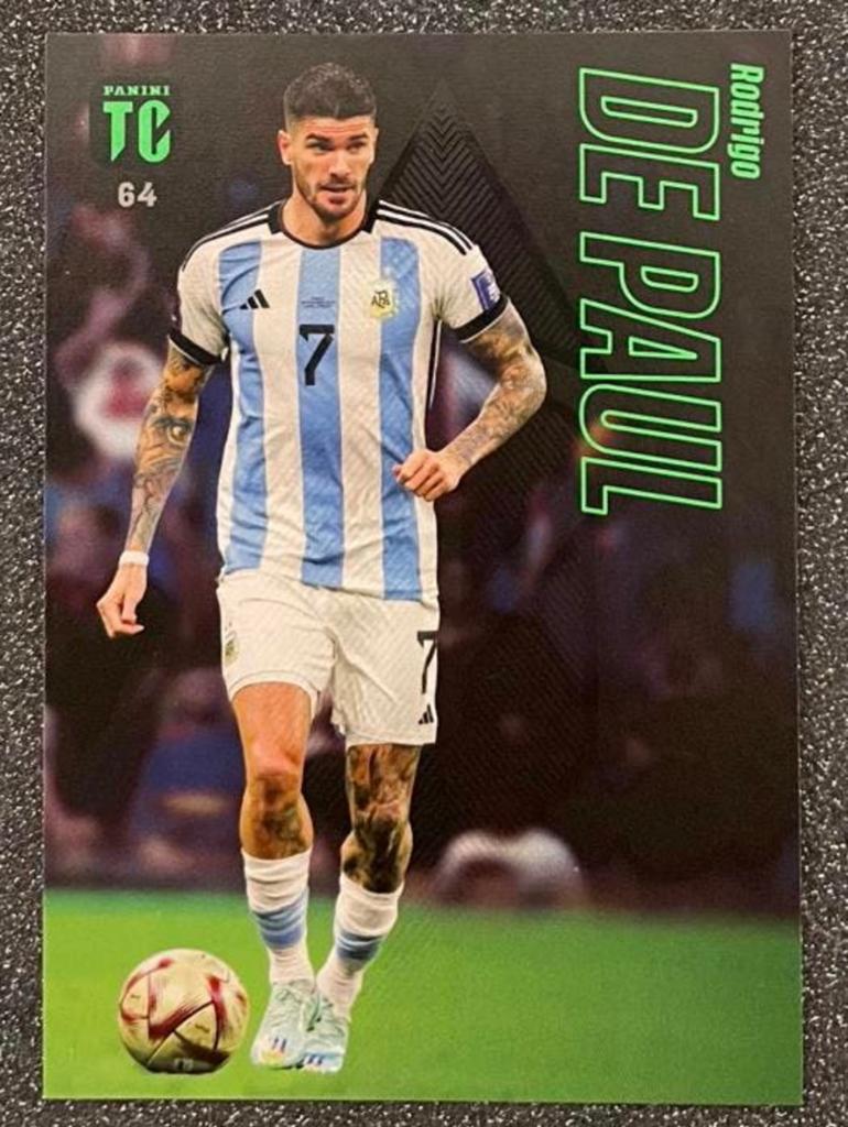 Panini Top Class 2023    DE PAUL    ARGENTINA, Verzenden, Zo goed als nieuw, Plaatje