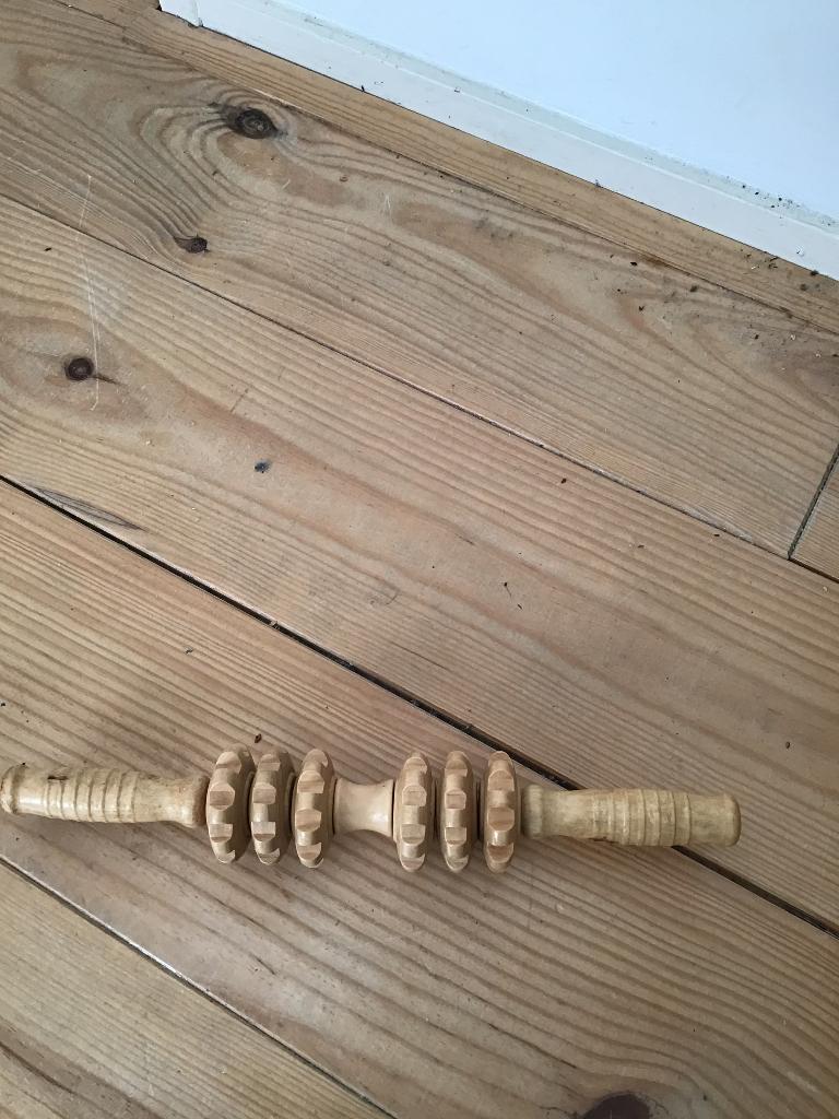 Massageroller hout, Sport en Fitness, Ophalen, Zo goed als nieuw, Apparaat