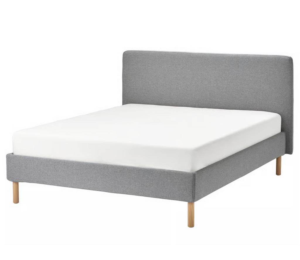 180x200 Gestoffeerd Bed + Kwaliteitsmatras – Ophaal Klaar, Huis en Inrichting, Slaapkamer | Boxsprings, Ophalen, Tweepersoons