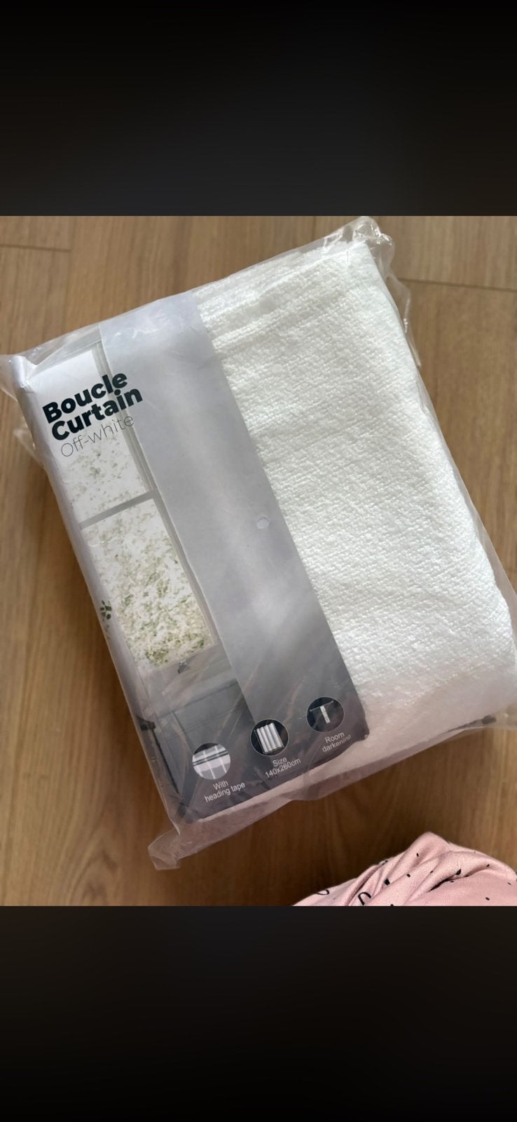 Nieuw! In verpakking! 4 mooie gordijnen, Ophalen of Verzenden, Zo goed als nieuw, Wit, Handdoek