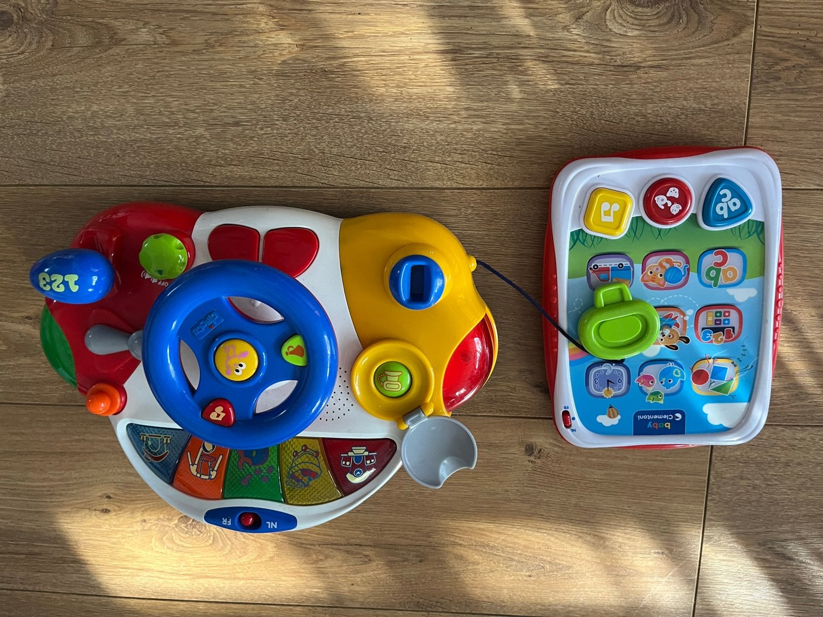 Chicco speelstuur & Baby Clementoni tablet, Ophalen of Verzenden, Gebruikt, Overige typen, Met licht