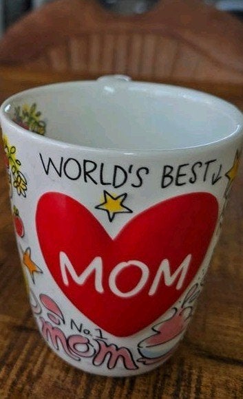 Mok World's Best Mom Blond Amsterdam, Blond Amsterdam, Overige typen, Ophalen of Verzenden, Zo goed als nieuw