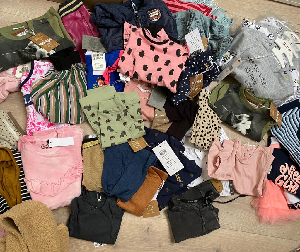 Pakket 1: babykleding 50 stuks pakket partij, Ophalen of Verzenden, Nieuw, Overige maten