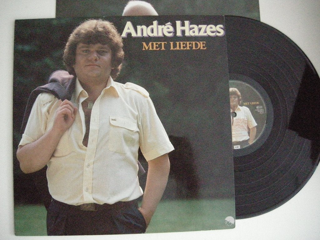 Andre Hazes Met Liefde - LP vinyl zgan, Ophalen, Zo goed als nieuw, 12 inch, Levenslied of Smartlap