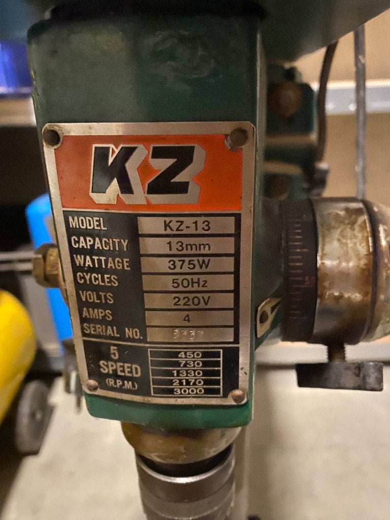 Kolomboor, Doe-het-zelf en Verbouw, Ophalen, Zo goed als nieuw, Minder dan 400 watt, Kolomboormachine