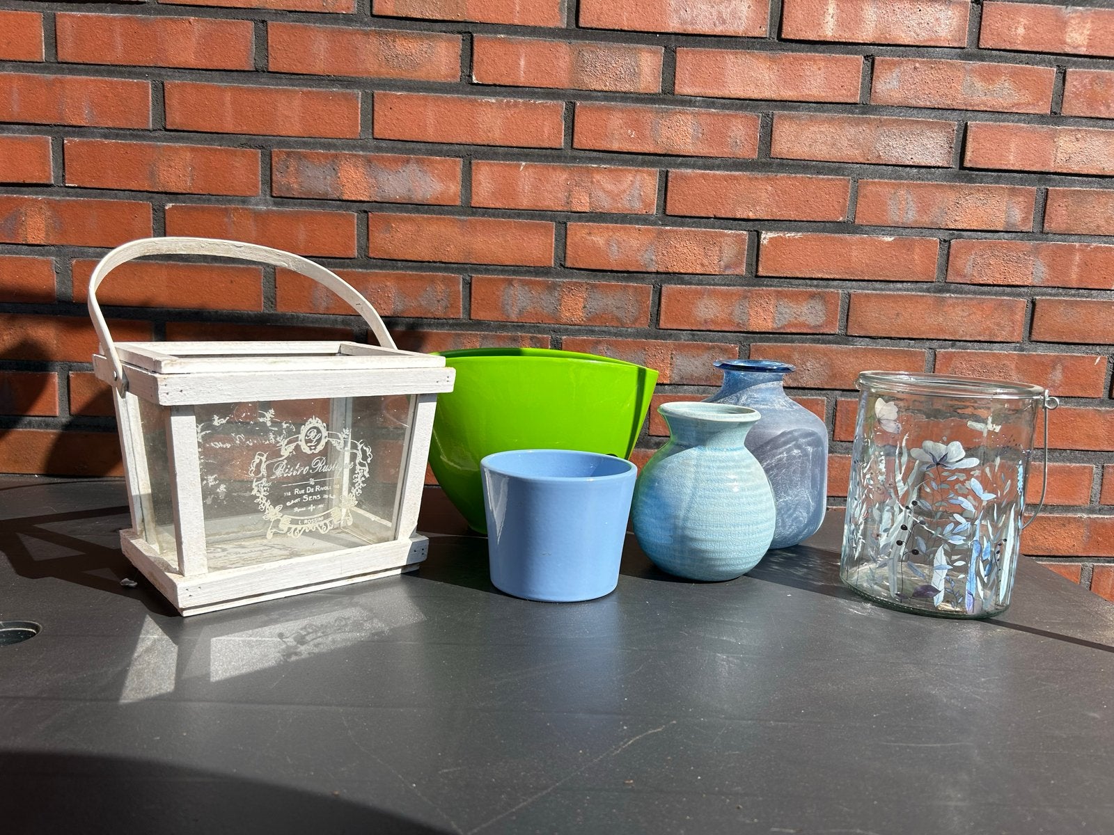 Diverse vazen en potten - set van 6, Huis en Inrichting, Woonaccessoires | Vazen, Ophalen of Verzenden, Zo goed als nieuw, Meerkleurig