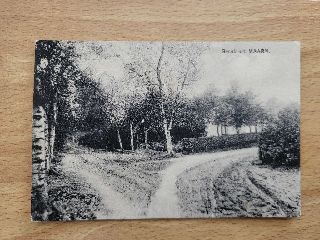 ansicht MAARN 1920 Bospad, Ophalen, Voor 1920, Utrecht