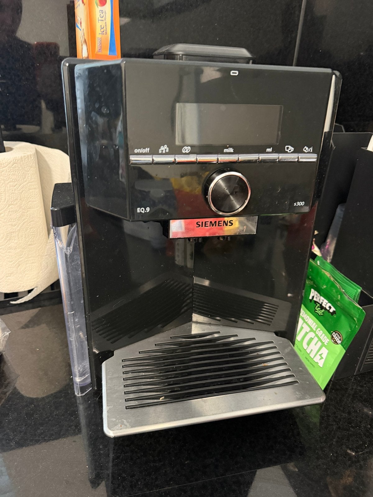 Siemens EQ.9 s300 Volautomatische Koffiemachine, Afneembaar waterreservoir, Gebruikt, Koffiemachine, Koffiebonen