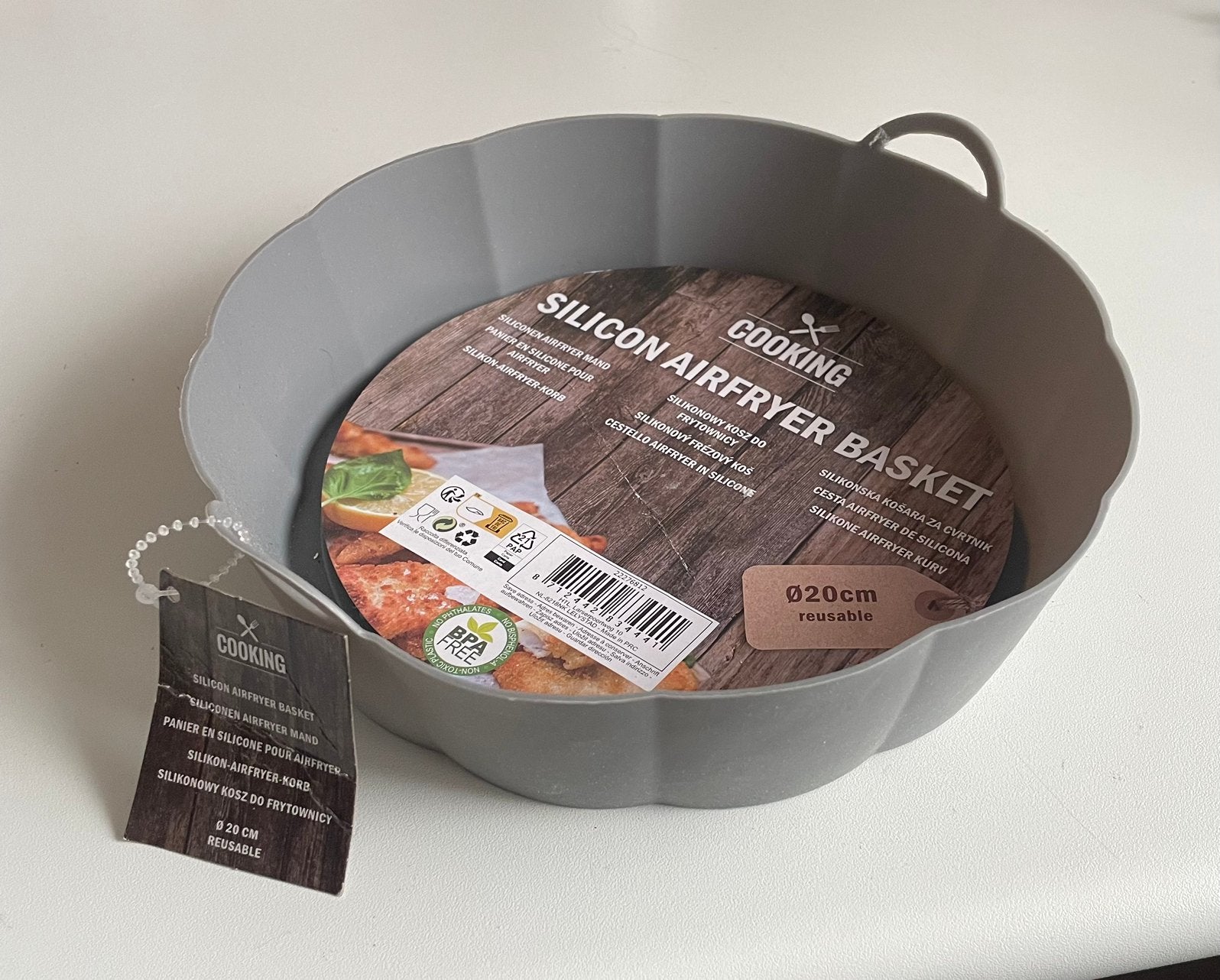 Airfryer ciliconen mand, Ophalen of Verzenden, Zo goed als nieuw