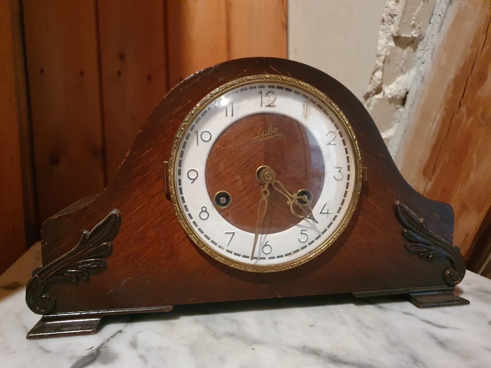 Antieke Retro Vintage Klok - Juba Tafelklok, Ophalen