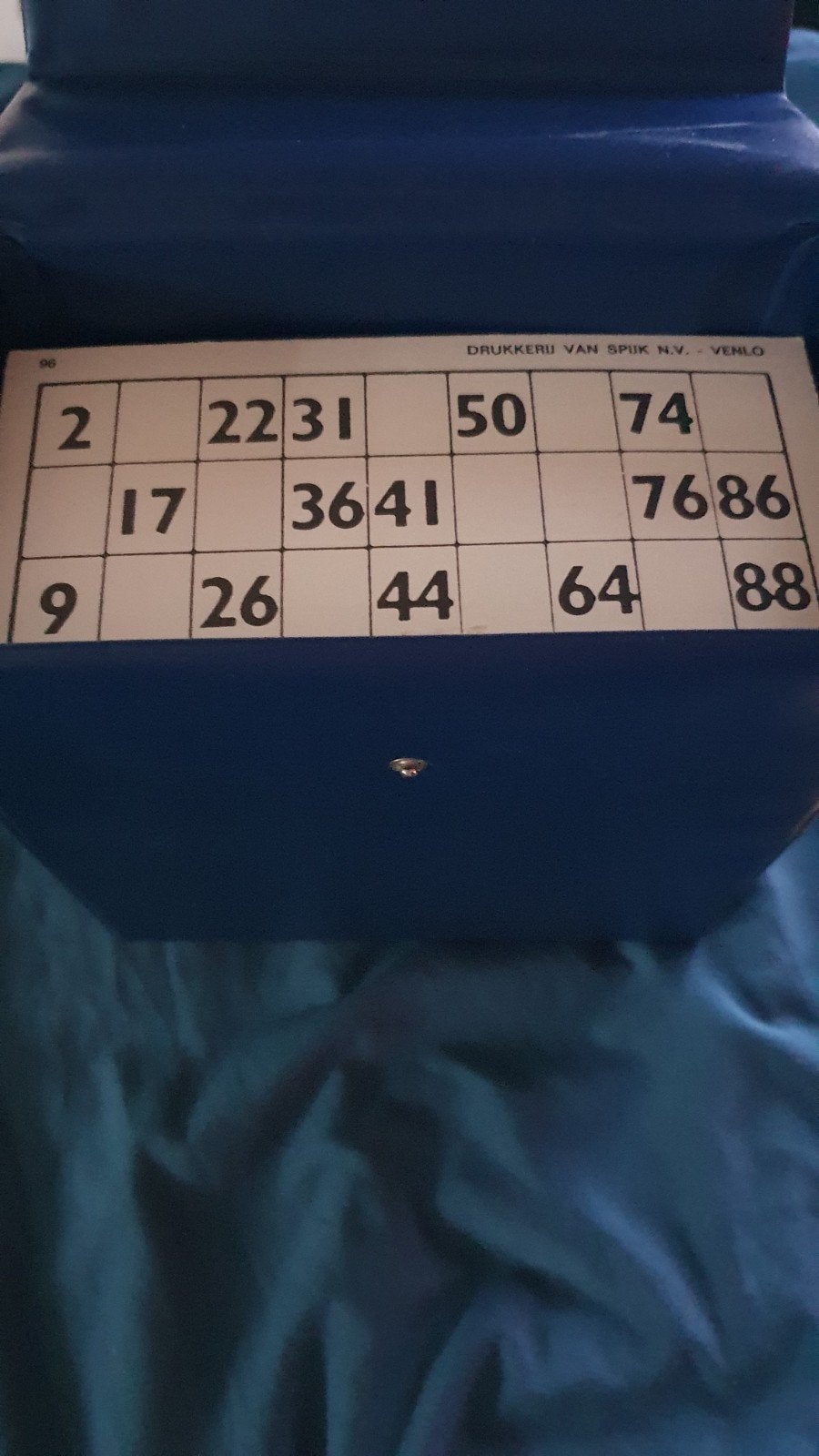 bingo kaarten, Hobby en Vrije tijd, Ophalen of Verzenden