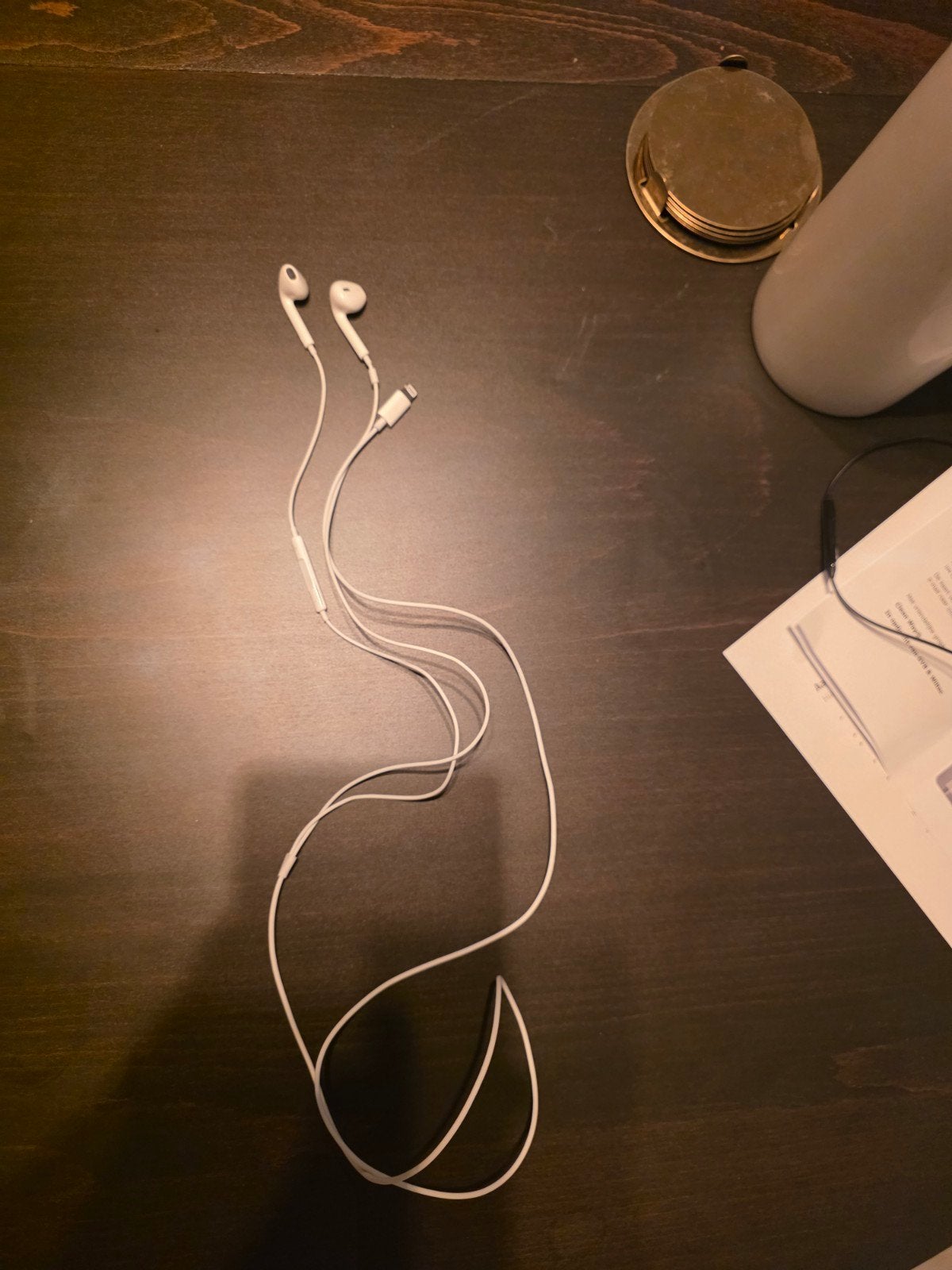 Apple EarPods met Lightning-connector - ongebruikt, Nieuw, Ophalen of Verzenden, Apple, In oorschelp (earbud)