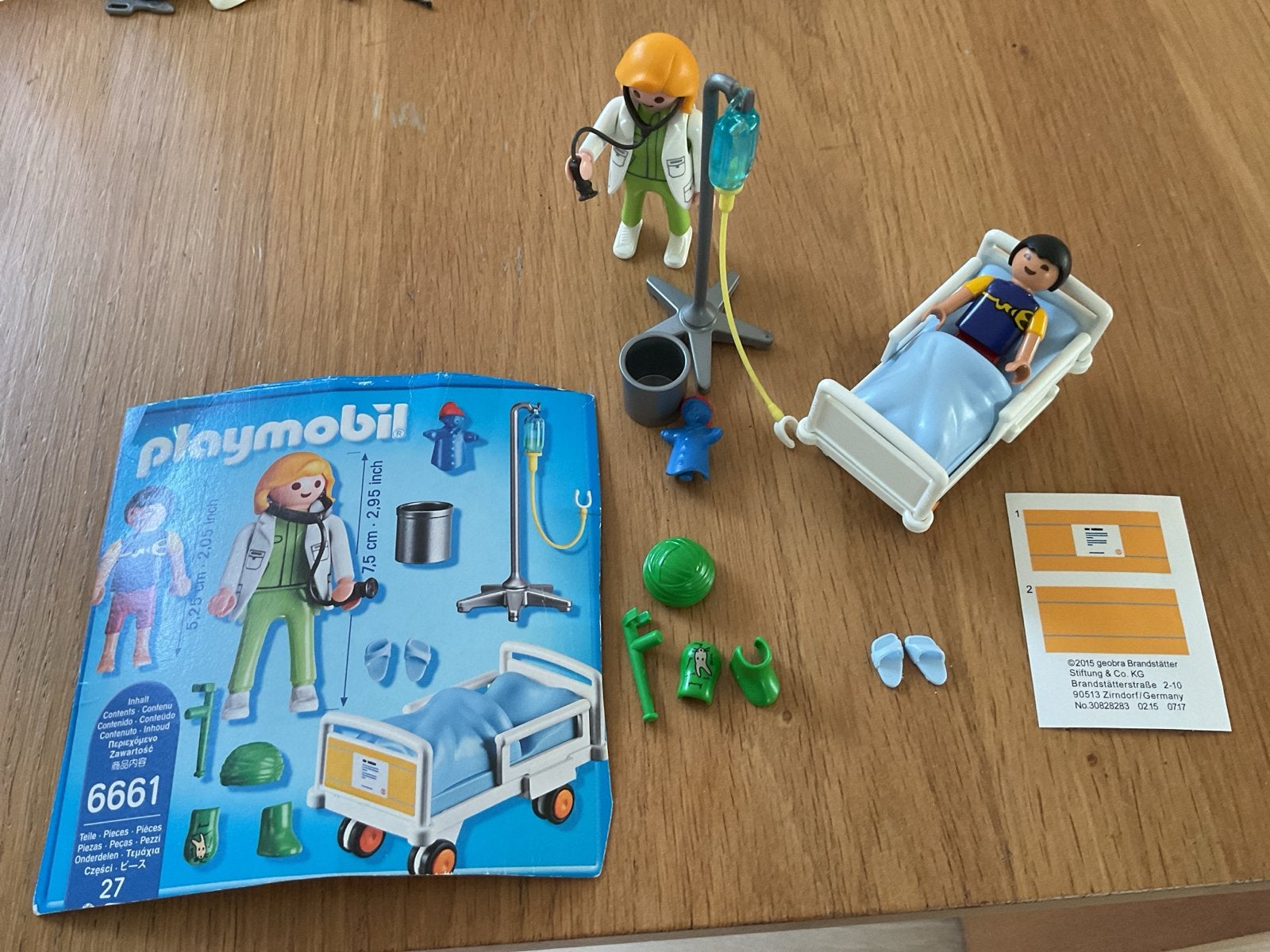 Playmobil Ziekenhuis Set 6661, Ophalen of Verzenden, Nieuw, Complete set