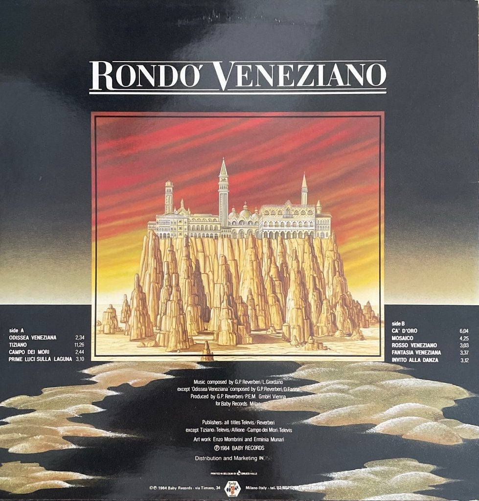 Rondò Veneziano - Odissea Veneziana, Inclusief binnenhoes, Ophalen of Verzenden, Zo goed als nieuw, 12 inch